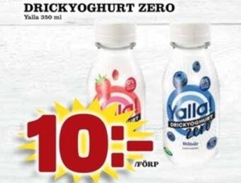 Matdax Yalla drickyoghurt erbjuda