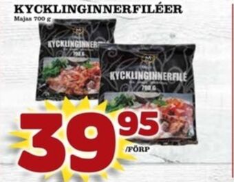 Matdax Majas kycklinginnerfilé erbjuda
