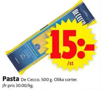 ICA Supermarket De Cecco Pasta 500g erbjuda