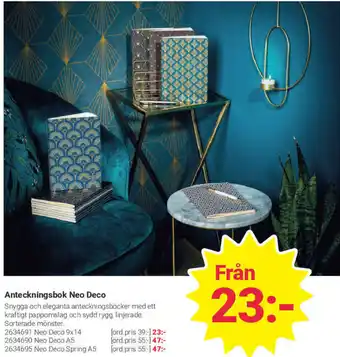 Office Depot Anteckningsbok Neo Deco erbjuda