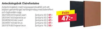 Office Depot Anteckningsbok Clairefontaine erbjuda