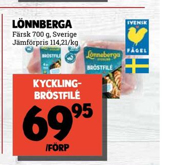 MatArket Kyckling bröstfilé erbjuda