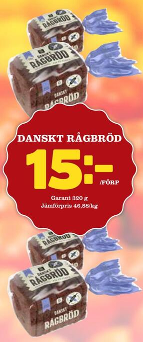MatArket Danskt rågbröd erbjuda
