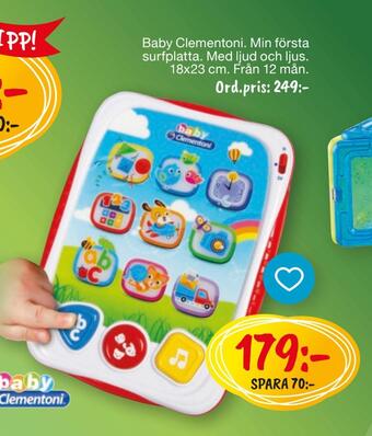 Leklust Baby clementoni erbjuda