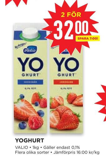 Willys Yoghurt erbjuda