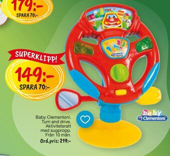 Leklust Baby clementoni erbjuda