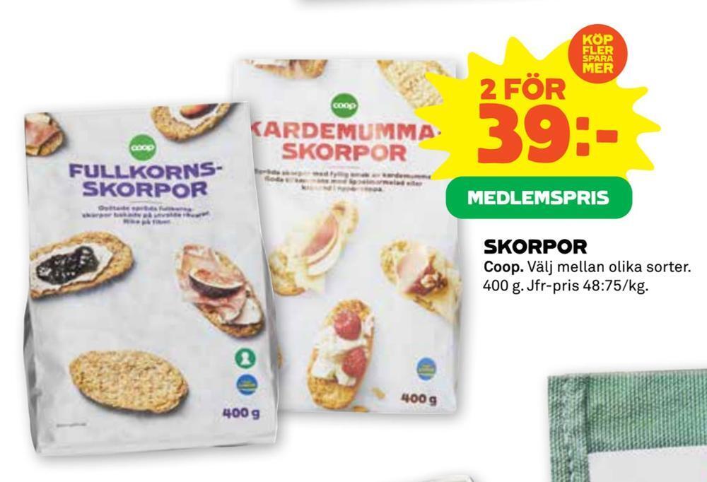 Stora Coop Skorpor erbjuda