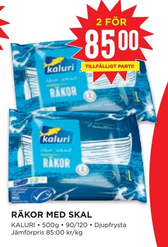 Willys Räkor med skal erbjuda