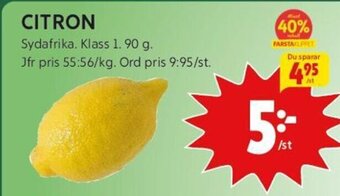 ICA Kvantum CITRON erbjuda