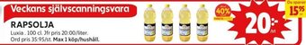 RAPSOLJA Luxia. 100 cl