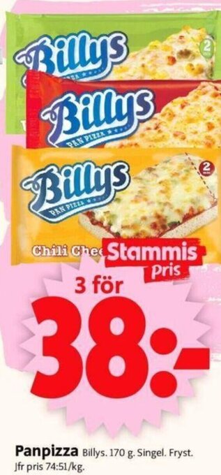 ICA Supermarket Panpizza Billys erbjuda