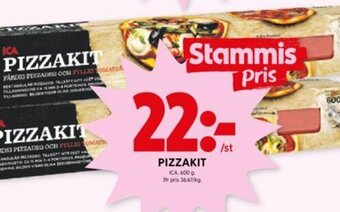 ICA Kvantum PIZZAKIT erbjuda