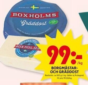 BORGMÄSTAR-OCH GRÄDDOST