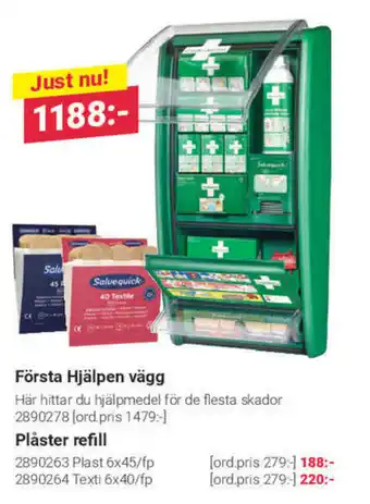 Första Hjälpen vägg