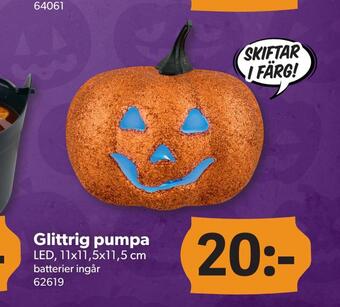 DollarStore Glittrig pumpa erbjuda