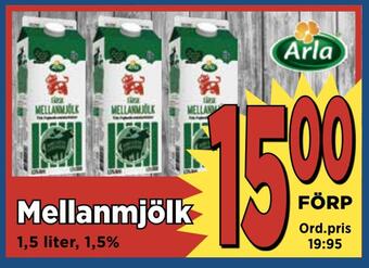 Supergrossen Mellanmjölk erbjuda
