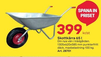 Byggmax Skottkärra 65 L erbjuda