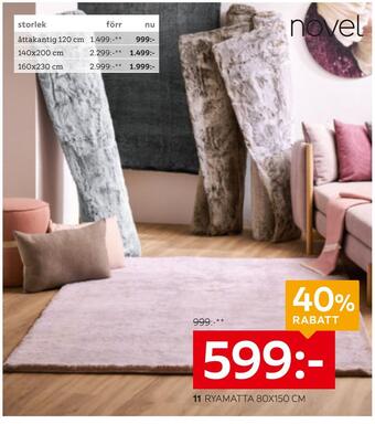 XXXLutz Ryamatta 80x150 cm erbjuda