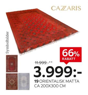 XXXLutz Orientalisk matta ca 200x300 cm erbjuda