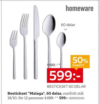 XXXLutz Bestickset 60 delar erbjuda