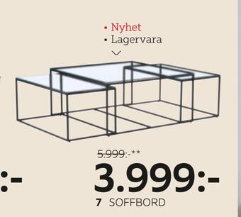 XXXLutz Soffbord set tripol erbjuda