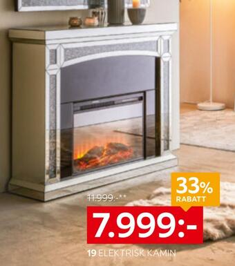 XXXLutz Elektrisk kamin erbjuda