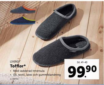Lidl Tofflor erbjuda