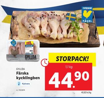 Lidl Färska kycklingben erbjuda