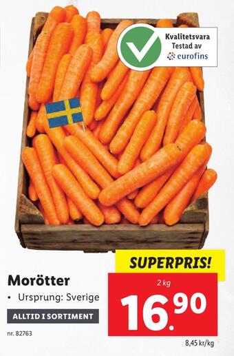 Lidl Morötter erbjuda