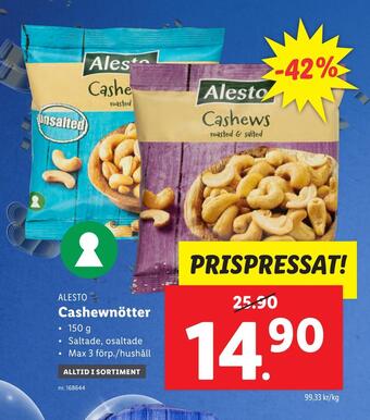 Lidl Cashewnötter erbjuda