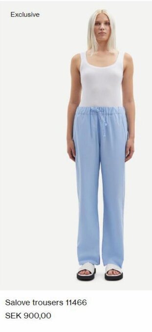 Samsøe & Samsøe Salove trousers 11466 erbjuda