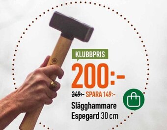 Slägghammare Espegard 30 cm