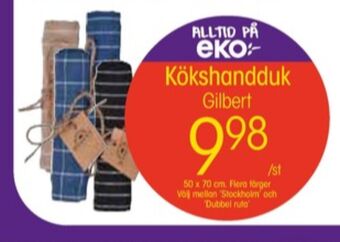 EKO Gilbert kökshandduk erbjuda