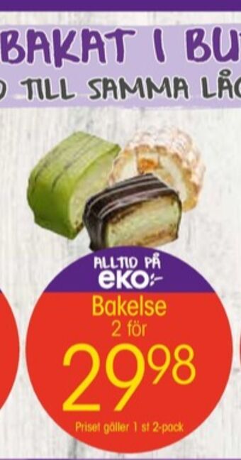 EKO Eko butiksbakat kaffebröd erbjuda