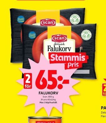 ICA Kvantum Scan falukorv erbjuda