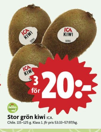 ICA Nära Ica kiwi erbjuda
