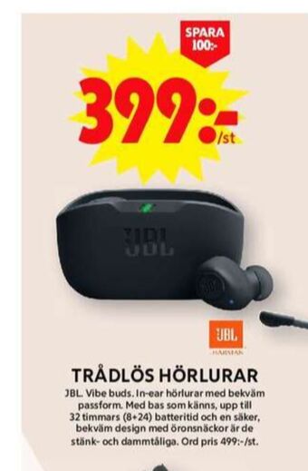 ICA Maxi Jbl headset erbjuda