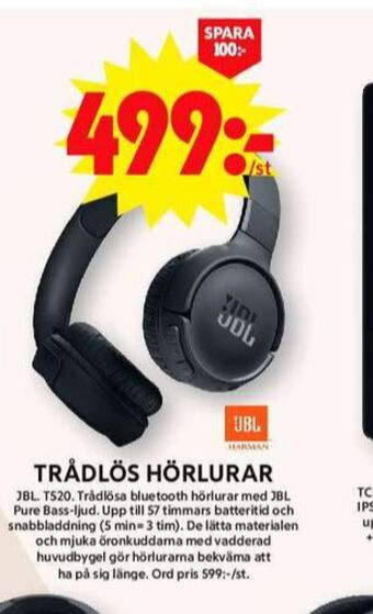 ICA Maxi Jbl headset erbjuda