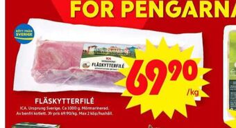 ICA Maxi Ica fläskytterfilé erbjuda