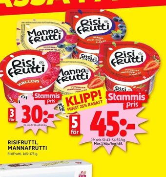 ICA Kvantum Mannafrutti mellanmål erbjuda
