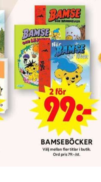 Bamse barnböcker