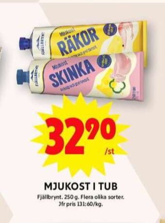 ICA Maxi Fjällbrynt mjukost erbjuda