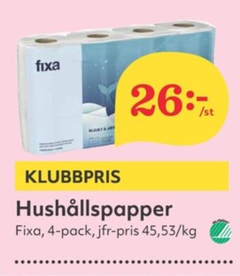 Hemköp Fixa hushållspapper erbjuda