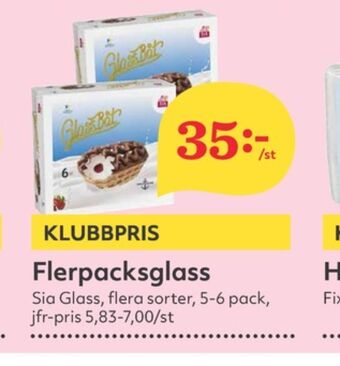 Hemköp Sia glassbåtar erbjuda