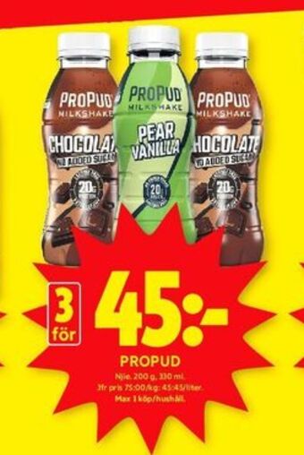 ICA Kvantum Propud pudding erbjuda