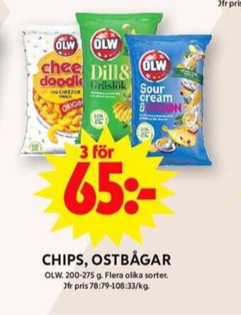 ICA Maxi Olw chips erbjuda