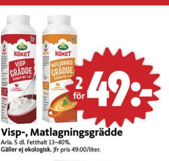 ICA Nära Arla köket vispgrädde erbjuda