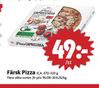 ICA Nära Ica pizza erbjuda