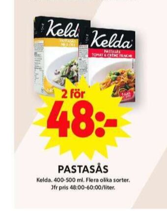 ICA Maxi Kelda pastasås erbjuda