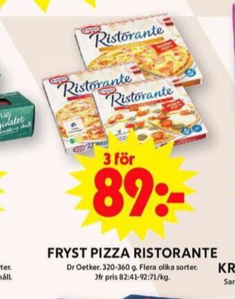 ICA Maxi Ristorante pizza erbjuda